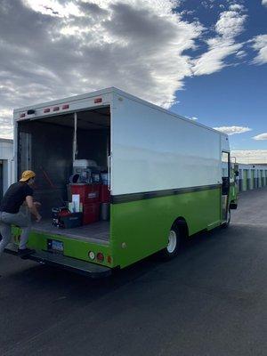 Our fabulous moving truck! Helping you move your stuff.