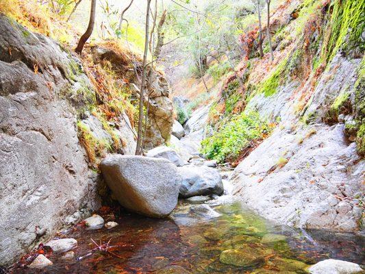 Views down in First Water