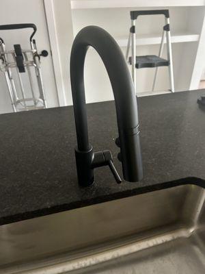 Faucet installation