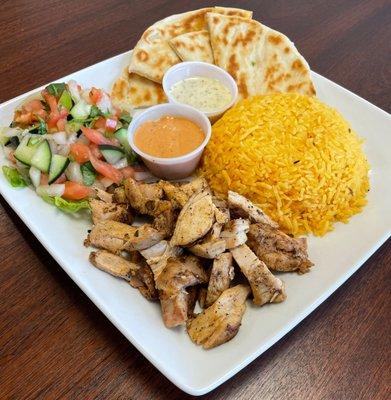 Chicken Tikka Rice Plate