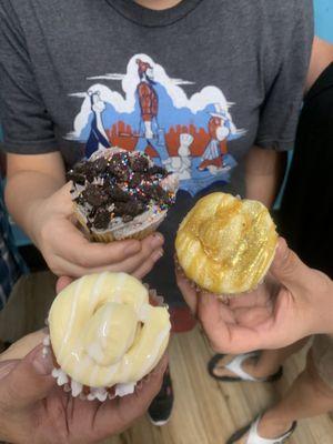 Red Velvet Cupcake, and two Build Your Own Cupcakes!