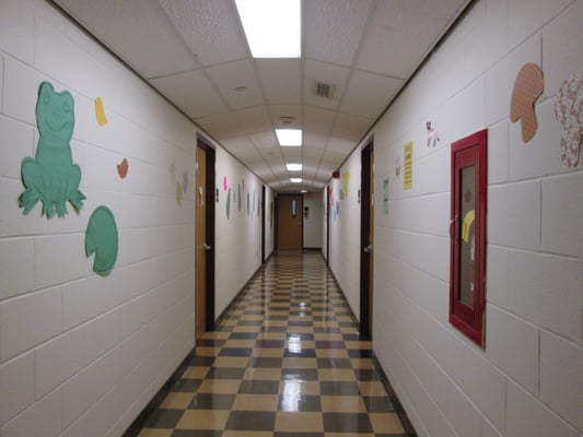 Drew University: Riker Dorm Hallways (Rooms are Small, Plain White Cinder Block)