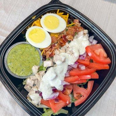 Try a refreshing cobb salad at Dash In