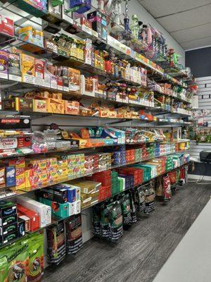 Papers, cigarillos, cigarettes, and Swishers! Don't forget you tobacco!