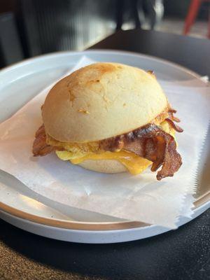 Pan de Bono (bacon, egg & cheese) Sandwich