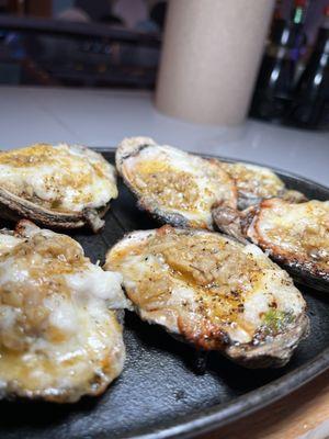 Parmesan oysters I asked them to add the garlic butter