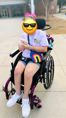 Fancy New Wheelchair!!