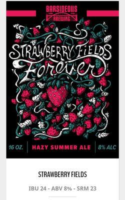 Strawberry Fields... an excellent summer beer!