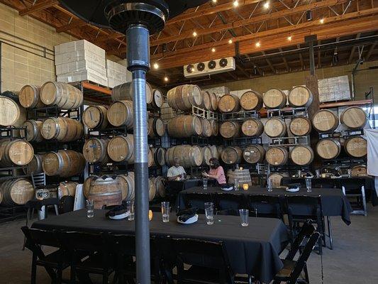 Barrel room