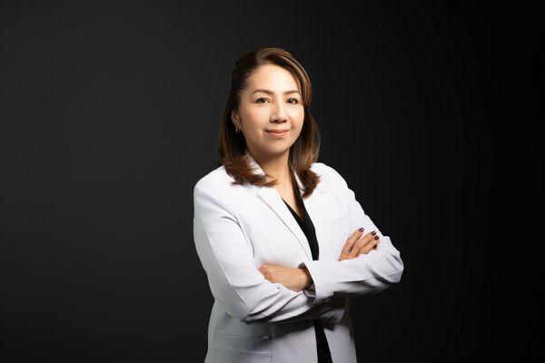 A doctor's headshot taken at our midtown Sacramento studio.