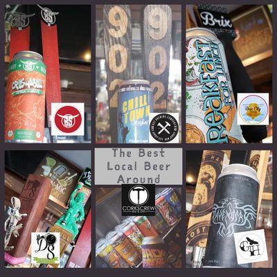 A great variety of great local breweries. #supportlocal