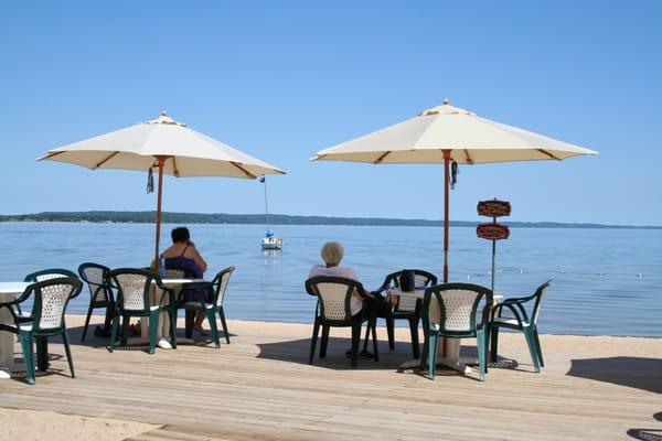 Chairs on the Beach Deck