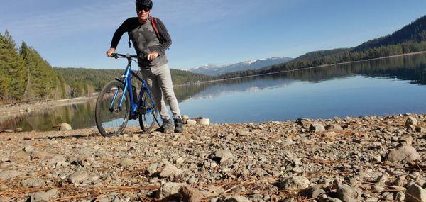 Donner Lake a bit off the trail