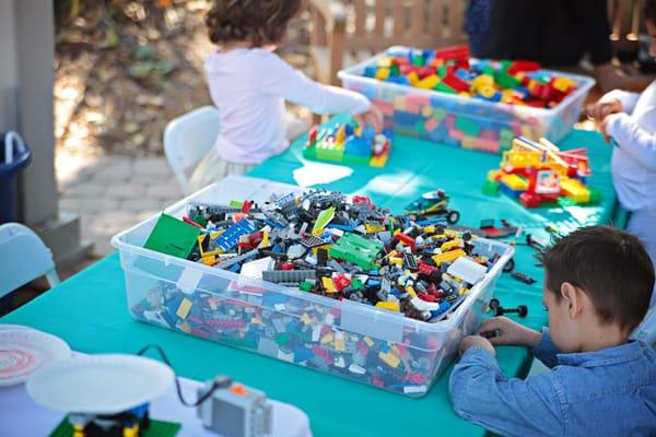 Lego play at an event