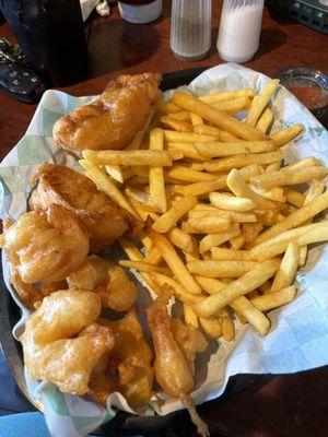 Fish and Shrimp w/fries