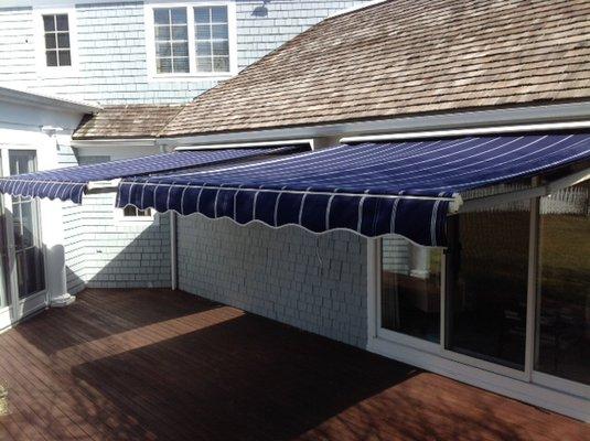 Retractable shade in Osterville