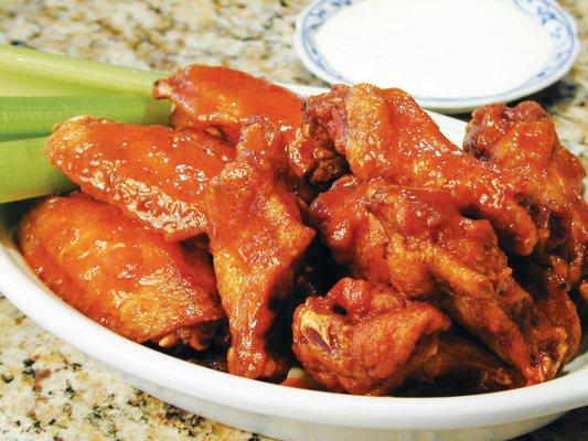 Best Chicken Wings ...Favs Sauces are Hot and Garlic Parm.