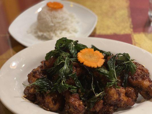 Z1. Crispy Basil Chicken