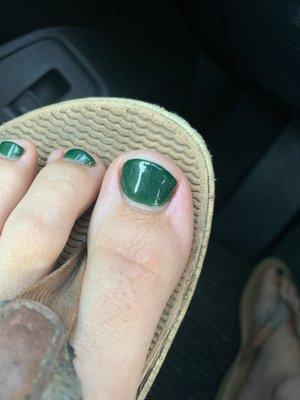 Asked for sage green for fall and sadly got Christmas green