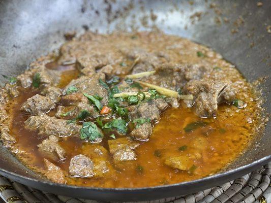 Mutton Karhai - extremely tender