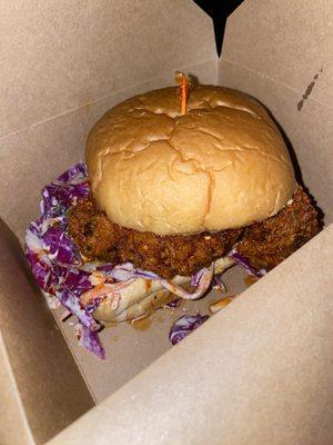 south gangster fried chicken sandwich