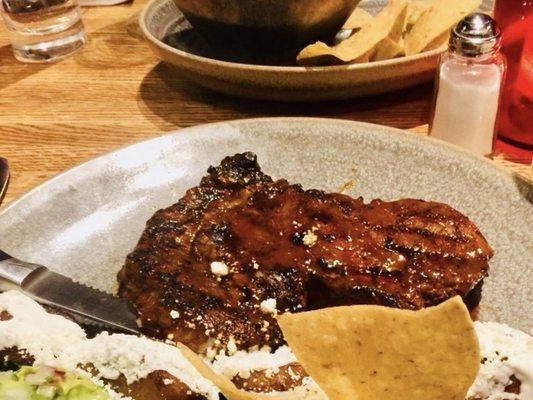 This place has the most tender and juiciest steak around! (The portion was a lot bigger btw. I took plenty of bites before taking the pic)