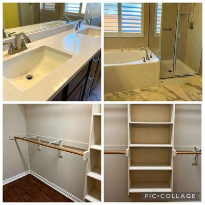 Moving Clean- Bathroom and Closet