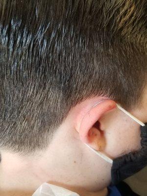 Boys taper cut