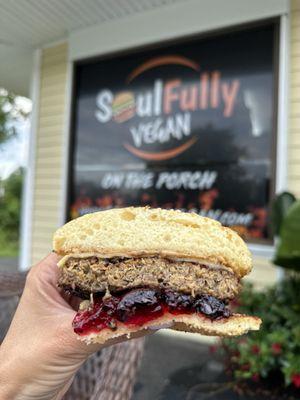 PB&J Burger (gluten free)