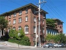 San Francisco Zen Center, aka Beginner's Mind Temple, at 300 Page Street, in Hayes Valley.