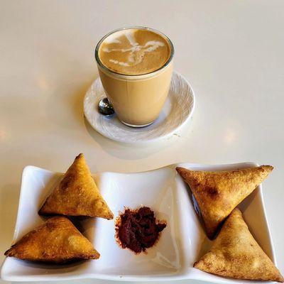 Sambusas and Coffee