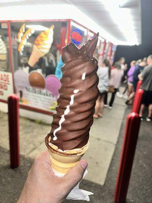 Large soft serve