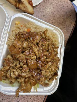 1. Chicken Teriyaki w/extra meat