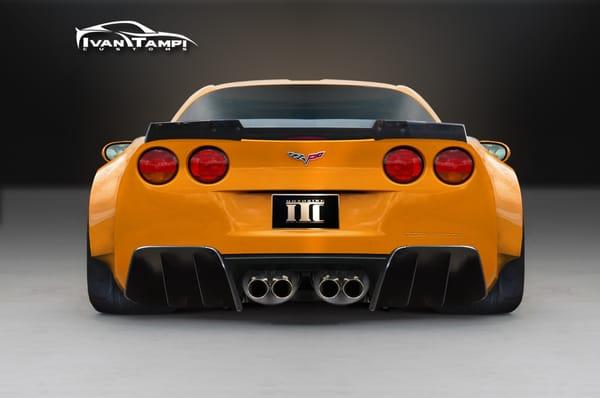 Ivan Tampi Customs Corvette C6 Widebody kit design. Coming Soon