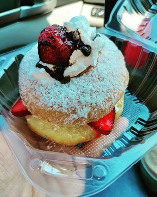 Strawberry donut