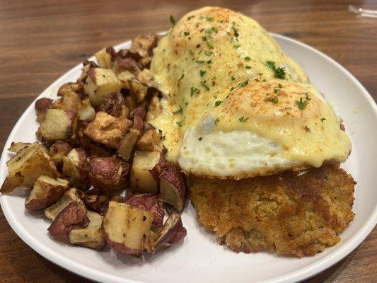 Cajun shrimp Benedict