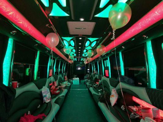 50 Passengers Party Bus