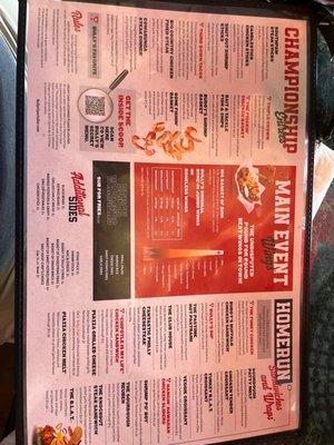 Bully's menu