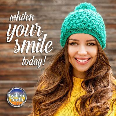 Whiten your teeth while you tan! See results in just one use! Buy a kit today!