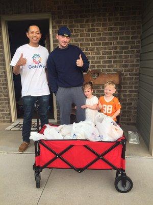 Fredrick, Laura and their children needed this assistance more than we knew!