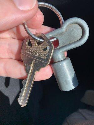 The key to our new dream house!