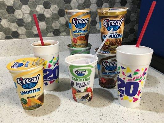 F'real Milkshakes and Snowballs available!