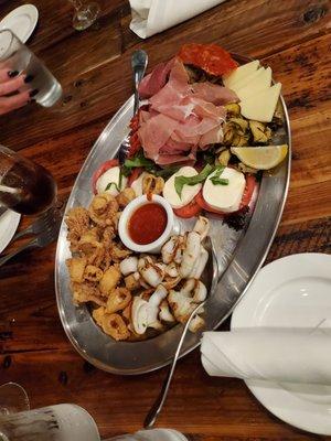 Family style antipasto was Perfecto!