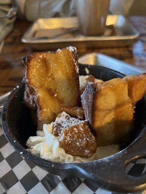 Bourbon caramel bread pudding. OMG!! It was decadent. I felt like a spoiled brat.