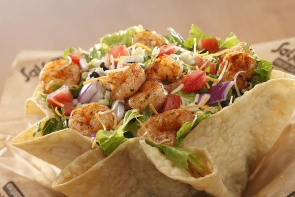 Taco Salad with Shrimp