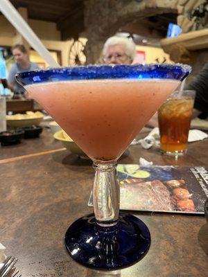 Frozen strawberry margarita