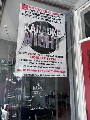 Karaoke  flyer