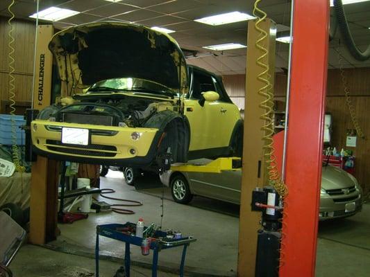 MINI Cooper is getting new tires and a tune-up.