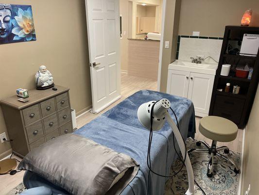 One of the Treatment rooms in Life Tempo Acupuncture