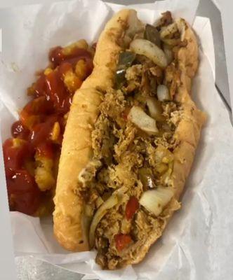 Chicken Philly cheese Steak